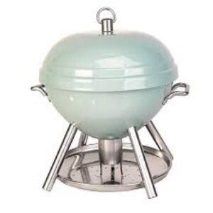 Grill Bird Feeder in mint green color